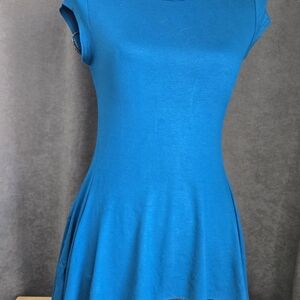 Blue Cap Sleeve Top/Dress